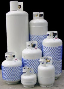 Various propane tank sizes